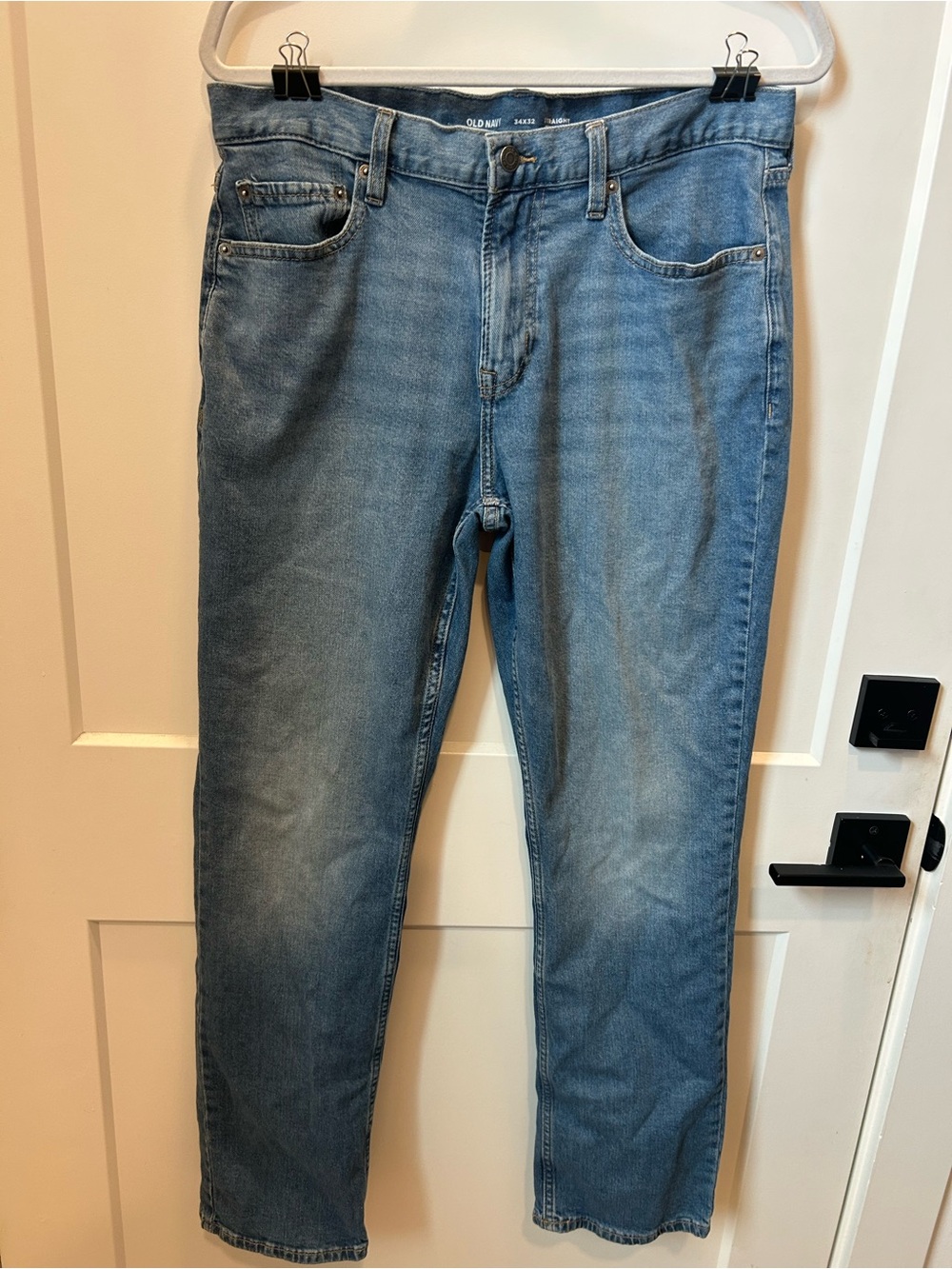 Old Navy Men's Light Blue Straight-Leg Jeans